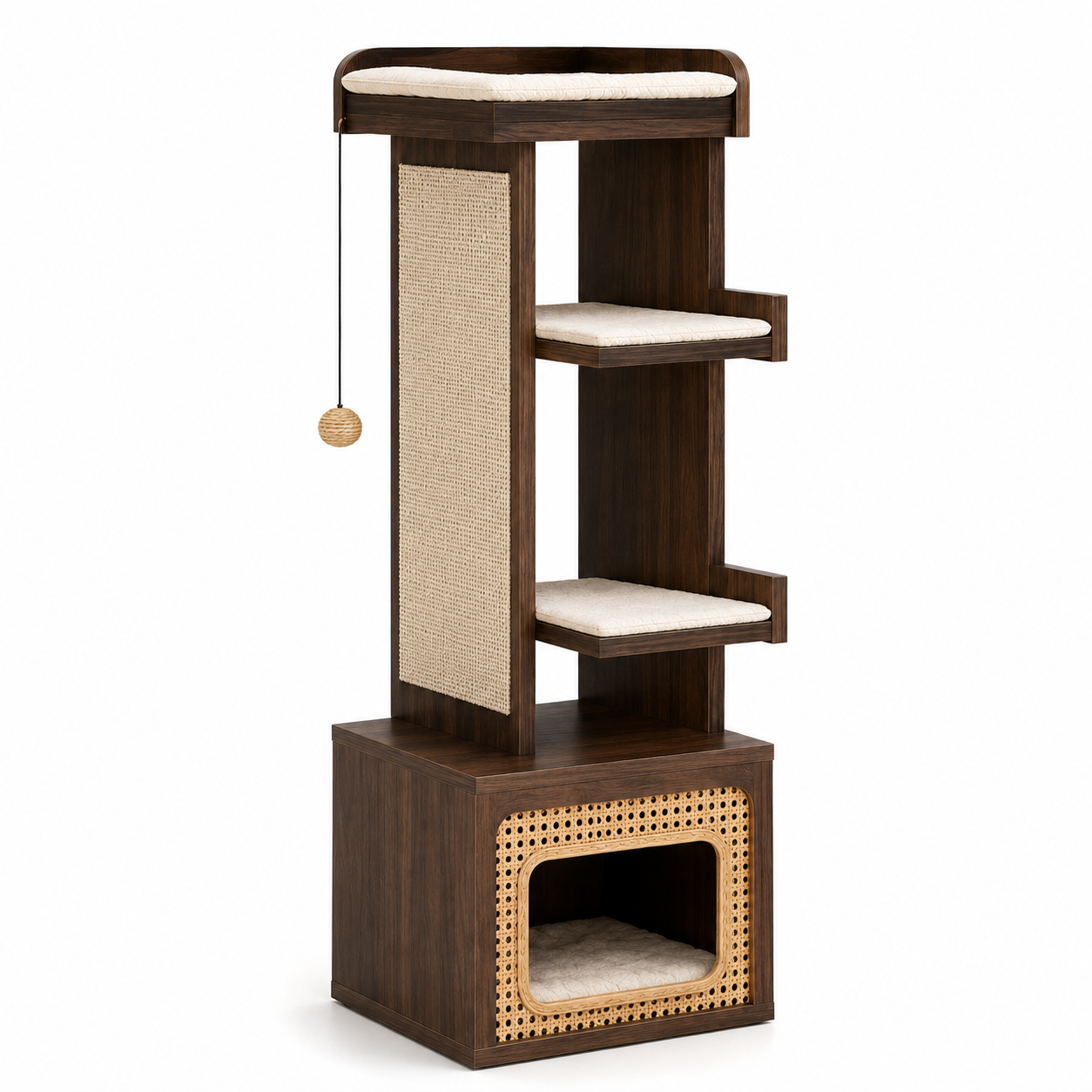 120 cm Corner Scratch Loft Cat Tree
