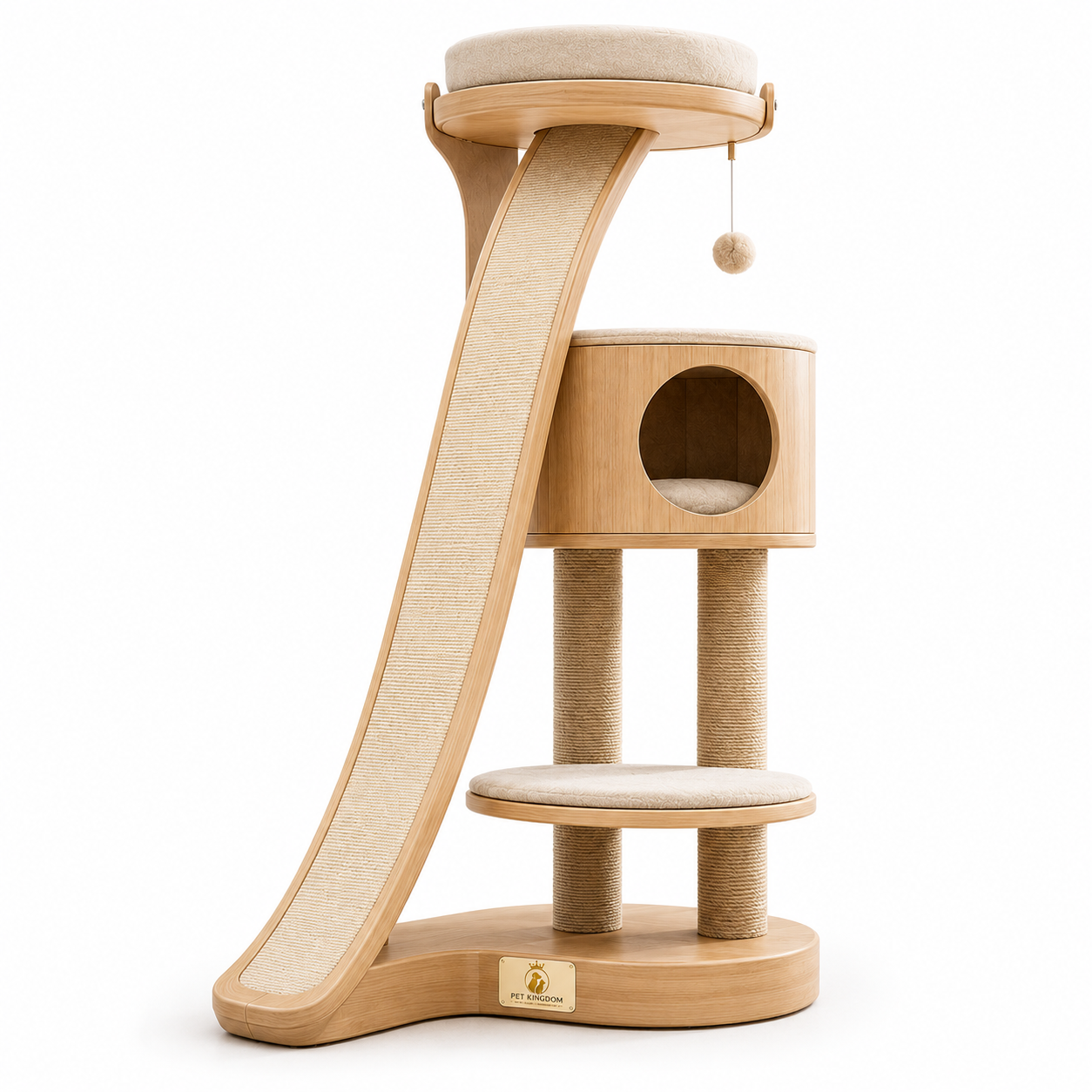Arc Loft Climber Curved Ramp Cat Tree