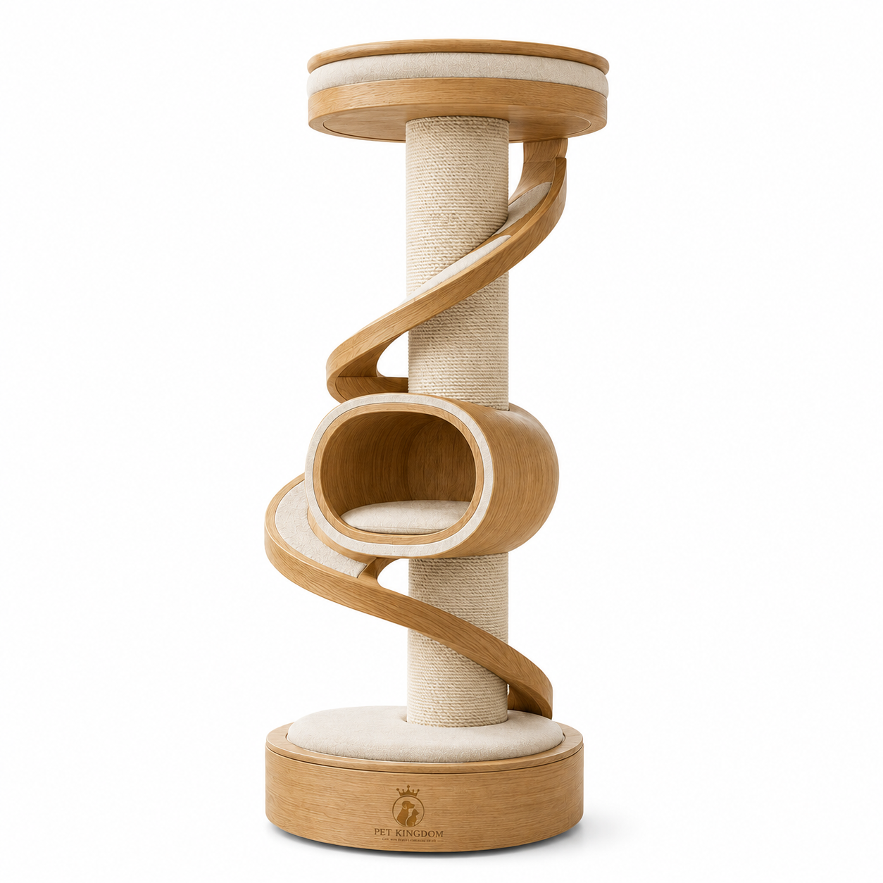 Spiral Garden Tower Sculptural Climbing Cat Tree
